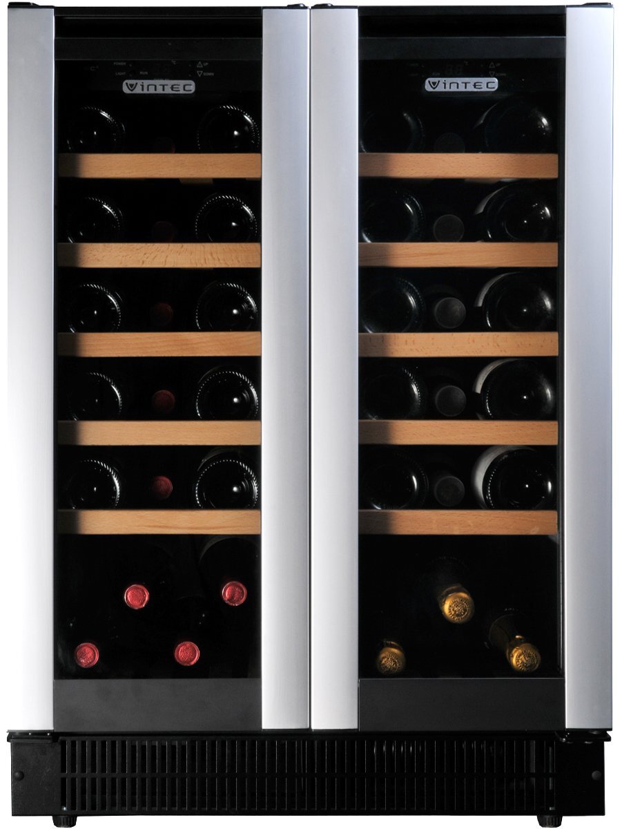 Vintec 40 Bottle Dual Zone Wine Storage Cabinet AL V40DG2E Winning Appliances