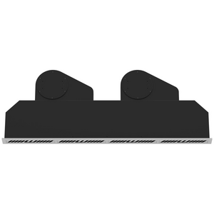 Whispair Barcelona 160 Make Up Air Undermount Rangehood with Air X On Board Motor