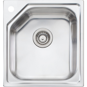Oliveri NP610TH Nu-Petite Single Bowl Topmount Sink with Tap Hole