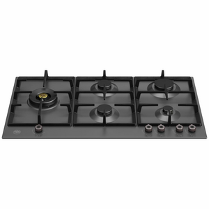 Bertazzoni 90cm Professional Series Natural Gas Matte Black Cooktop