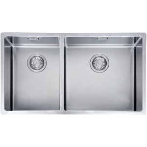 Franke Bolero 3/4 and 1 Bowl Sink with Small Bowl Left