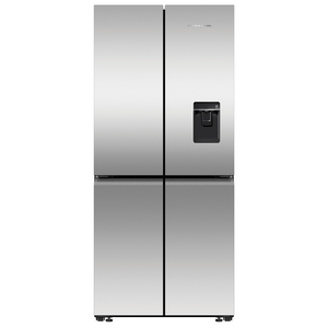 Fisher & Paykel Series 7 498L Quad Door Refrigerator with Ice and Water Stainless Steel