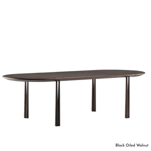 De La Espada Elliot 250cm Oblong Dining Table - Walnut 051MW