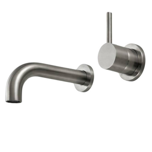 Rogerseller Tonic Up Wall Bath Mixer 150mm- Brushed Nickel 3606014207