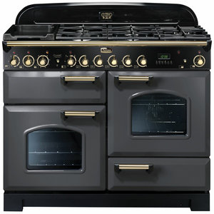 Falcon 110cm Classic Deluxe Slate Dual Fuel Freestanding Oven CDL110DFSL-BR
