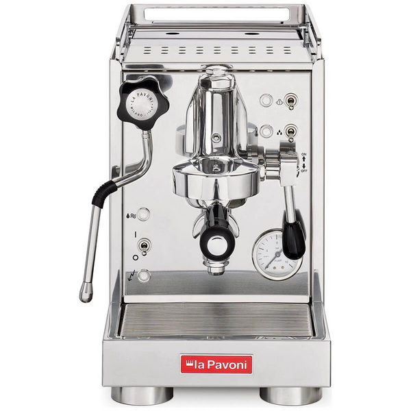 La Pavoni Mini Cellini Espresso Coffee Machine Stainless Steel LPSMCS01AU