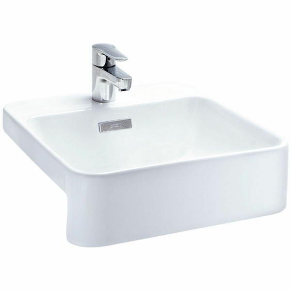 Kohler Forefront Square Semi-Recessed Basin with Tap Hole 98930X-1-0 ...