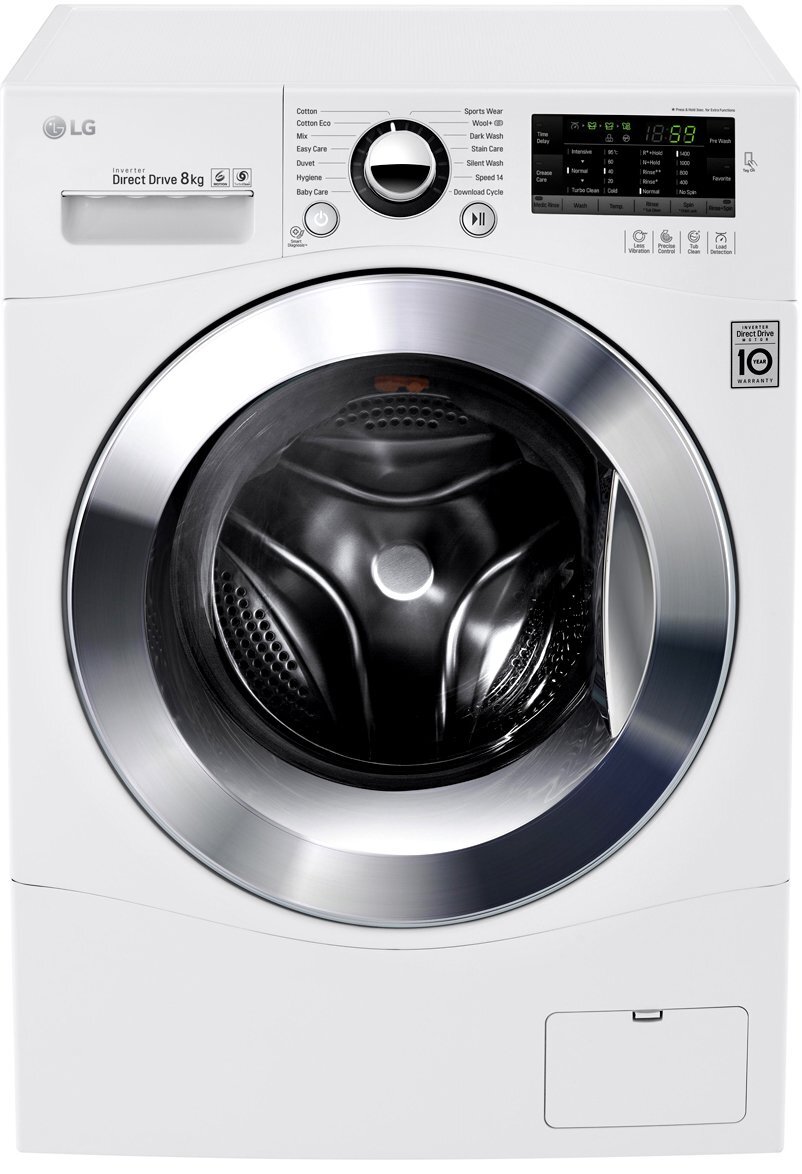LG 8kg Front Load Washing Machine WD1408NPW Winning Appliances