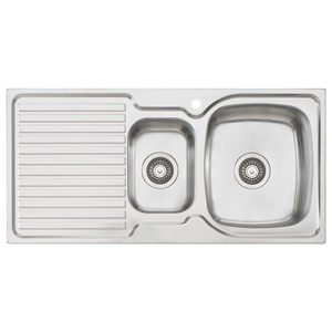 Oliveri Endeavour 1 & 1/2 Bowl Left Hand Drainer Sink