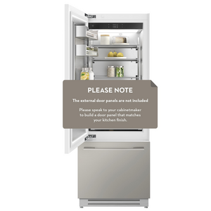 V-ZUG 440L V6000 75cm Supreme Cooler Integrated Bottom Mount Fridge Left Hinge