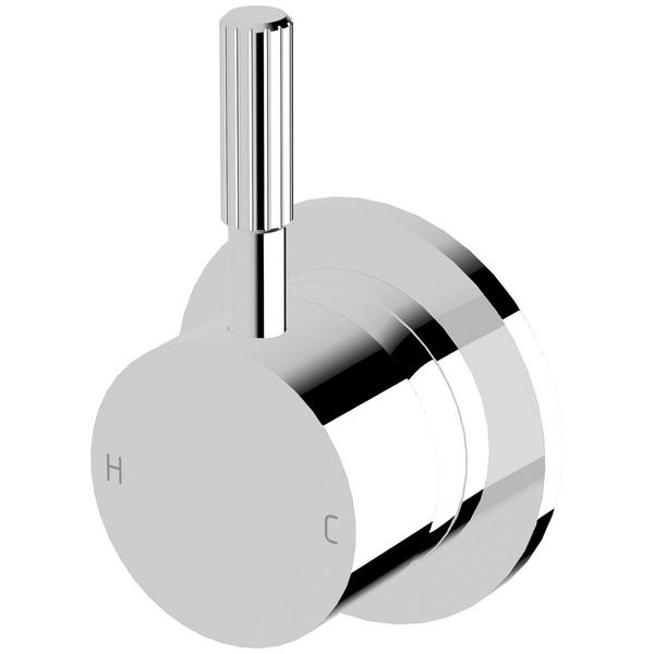 Sussex Taps Virgo Wall Mixer Fluted Chrome VGWM-01-F