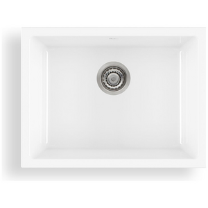 Oliveri Sicily Fireclay Farmhouse Mega Bowl Universal Sink White