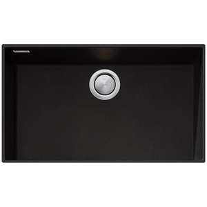 Oliveri Santorini Mega Bowl Undermount Sink Black