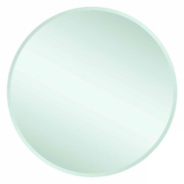 Thermogroup Ablaze 800 Kent Round 18mm Bevel Edge Glue-To-Wall Bathroom Mirror KR8080GT