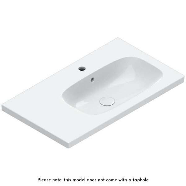 Catalano Alvea 800x460 Wall Hung Right Bowl Basin Gloss White No Taphole 0620830001