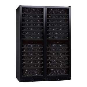 Grand Cru 332 Bottle Multi Zone Wine Fridges Black GCWF332MZBLK