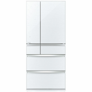 Mitsubishi Electric 700L Multi Drawer Frost Free Fridge Diamond White
