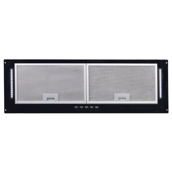 Black store undermount rangehood