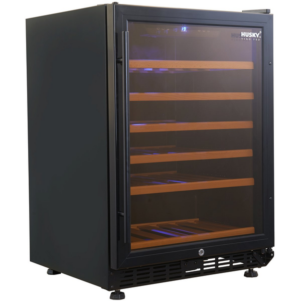 Husky Vino Pro 46 Bottle Wine Storage Cabinet HUS-WC54S-BK-ZY