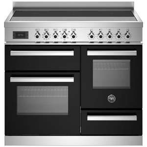 Bertazzoni 100cm Nero Induction Freestanding Oven