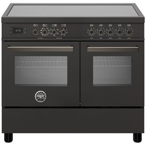 Bertazzoni 100cm Carbonio Induction Freestanding Double Oven