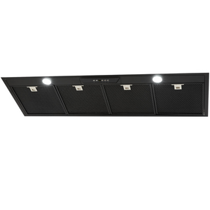 Schweigen 120cm Matte Black Undermount Rangehood with ISODrive SP Motor
