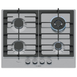 Bosch 60cm Series 6 Natural Gas Cooktop Stainless Steel PCH6A5I90A