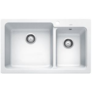 Blanco White Inset Double Sink
