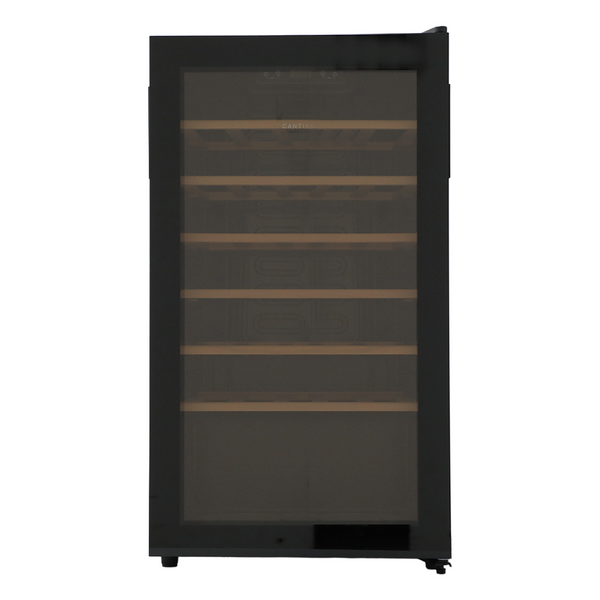 Cantina 34 Bottle Single Zone Freestanding Wine Cabinet Black
