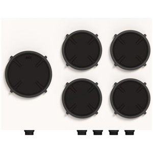 Pitt Enep Series- 5 Burner Induction Cooktop Black