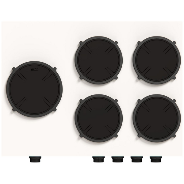 Pitt Enep Series- 5 Burner Induction Cooktop Black ENEP5BTF-I