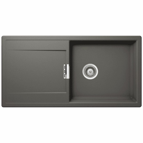 Abey Schock Mono Single Bowl with Drainer Stone MD-100LS