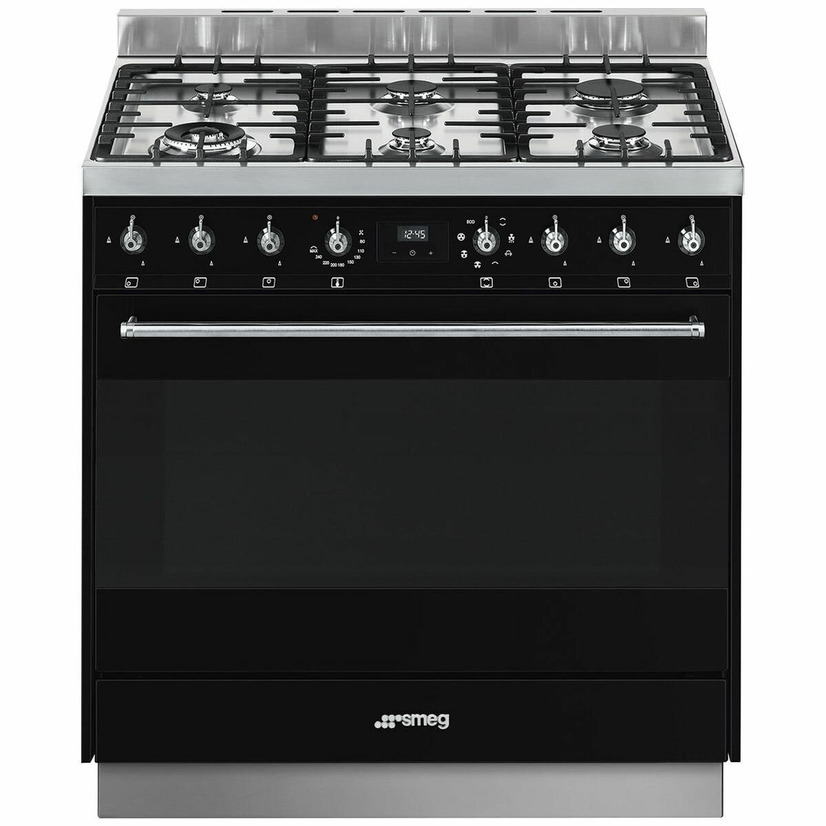 Smeg black oven 90cm hotsell