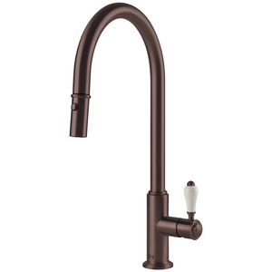 Turner Hastings Ludlow Pull Out Mixer Tap English Bronze