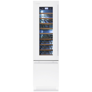 Fhiaba 60cm Classic Wine Cellar Left Hinge Pearl White