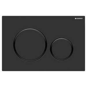 Geberit Sigma20 Dual Flush Actuator Plate - Matte Black 115.882.16.1