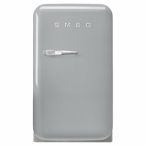 Smeg FAB 50's Style 34L Bar Fridge Silver FAB5RSV5AU