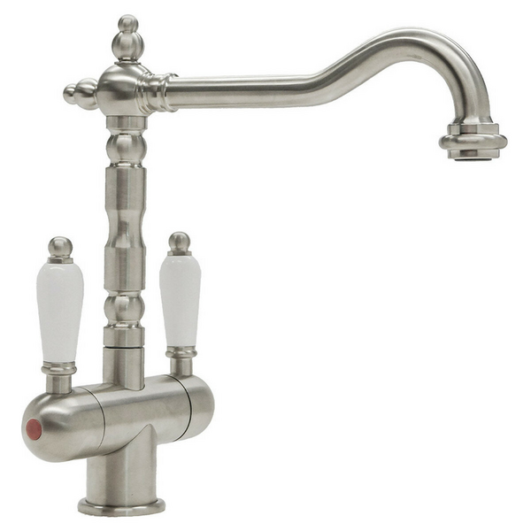Turner Hastings Francès Twin Mixer Tap Brushed Nickel 18117BN5