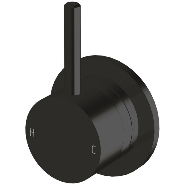 Sussex Taps Virgo Wall Mixer Matte Opium Black VGWM-01-58