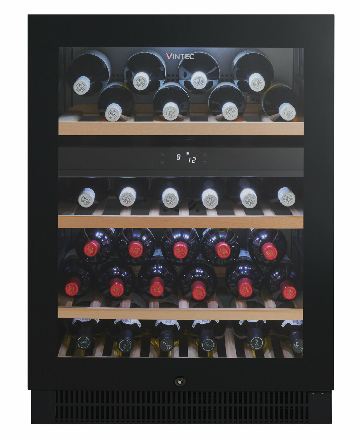 Vintec 50 Bottle Dual Zone Wine Storage Cabinet VWD050SBB