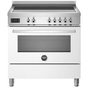 Bertazzoni 90cm Professional White Induction Freestanding Oven