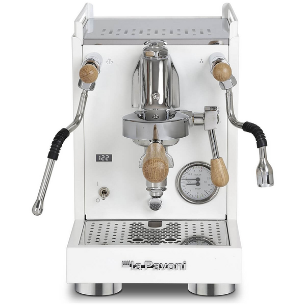 La Pavoni Mini Cellini X Semi-Professional Espresso Coffee Machine White LPSMXW02AU
