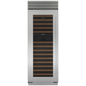 Sub-Zero Classic 146 Bottles Built-In Wine Storage Cabinet with Pro Handles - Left Hinge