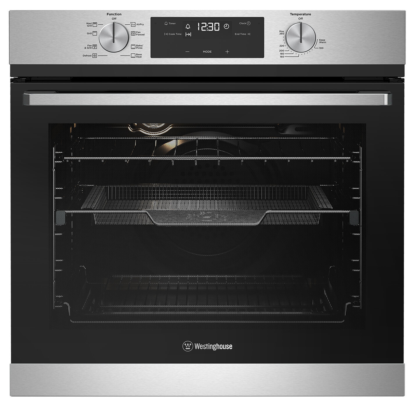 Westinghouse 60cm stainless steel shop electric oven wve616sc