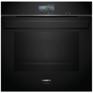 Siemens iQ700 60cm Pyrolytic Oven Gloss Black HB976GMB1B