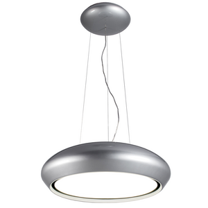 Sirius 69cm Valentina Ceiling-Mount Pendant Island Rangehood - Silver