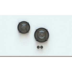Pitt Bennett 2 Burner Natural Gas Cooktop Professional Brass