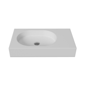 Omvivo Arki 700 Left Hand Basin - No Tap Hole ARVSS700LHB0TH
