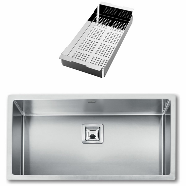 Artinox Radius 74 Single Bowl Sink with Strainer RAACC7440