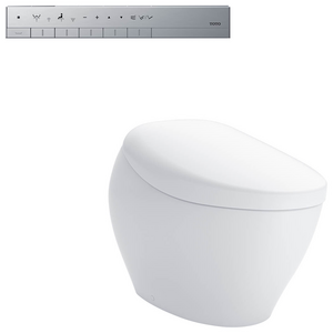Toto Neorest NX I Wall Faced Smart Toilet Suite Silver NEOREST-NX-SILVER